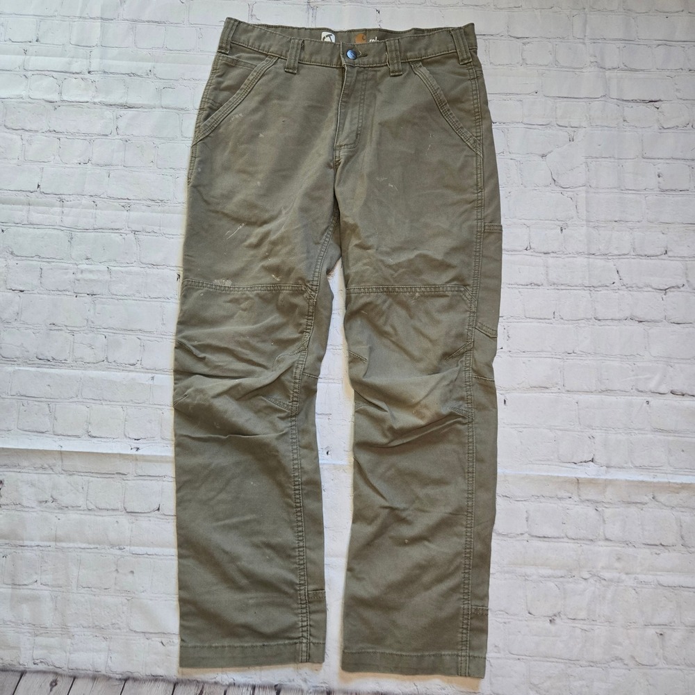 Carhartt Mens Relaxed Fit Full Swing Double Front Work Pants 31x30 utility